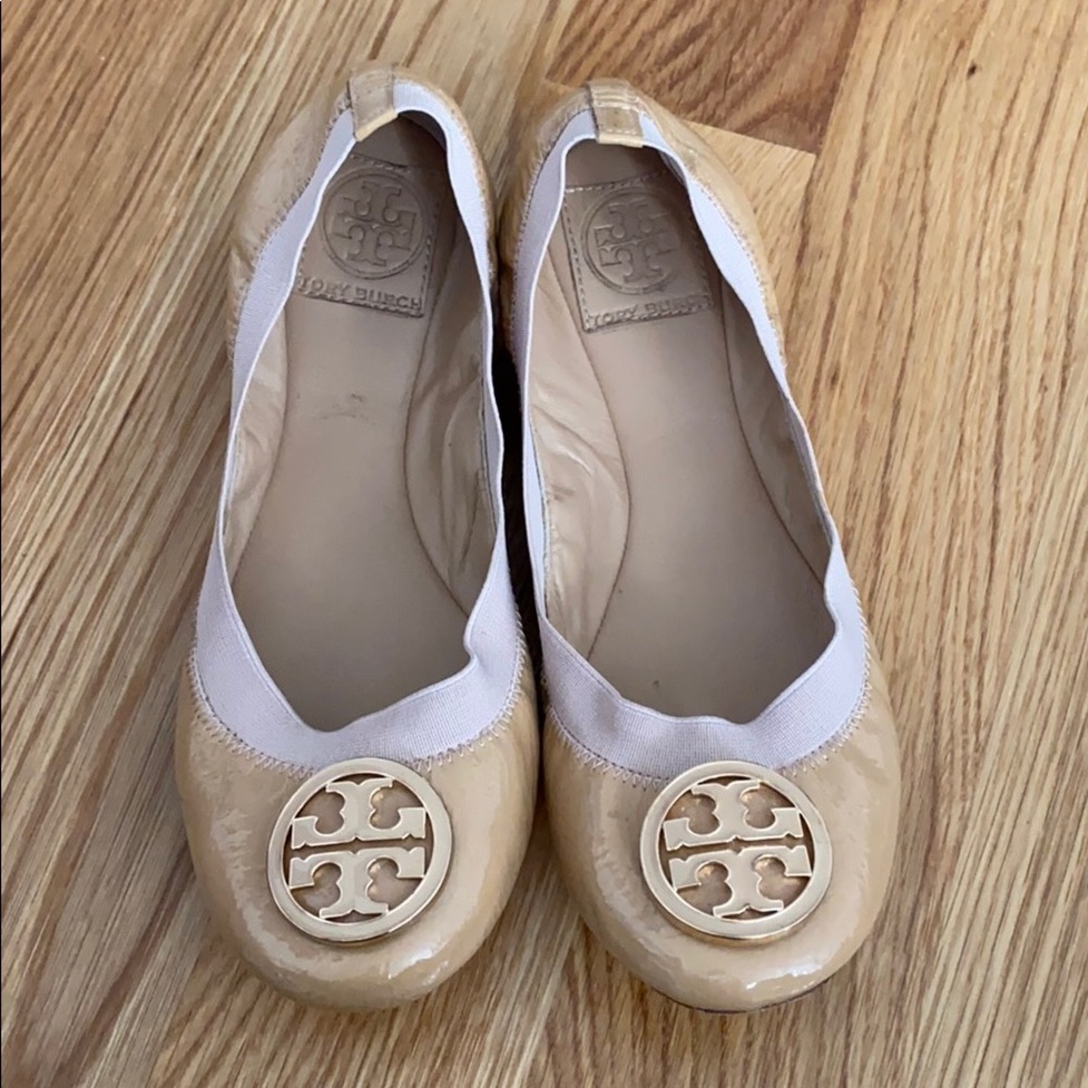 Tory Burch Caroline Flats - nude